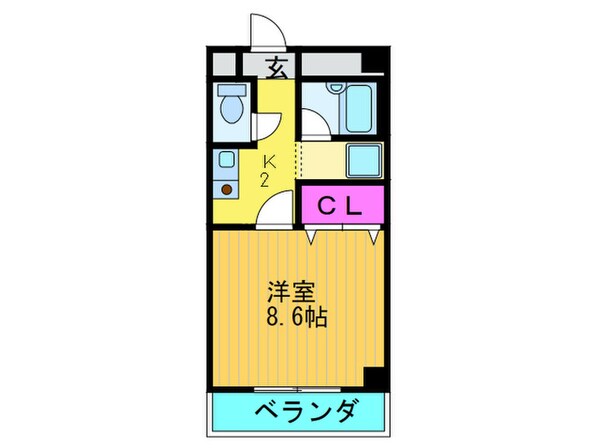 ウェルネス三界の物件間取画像